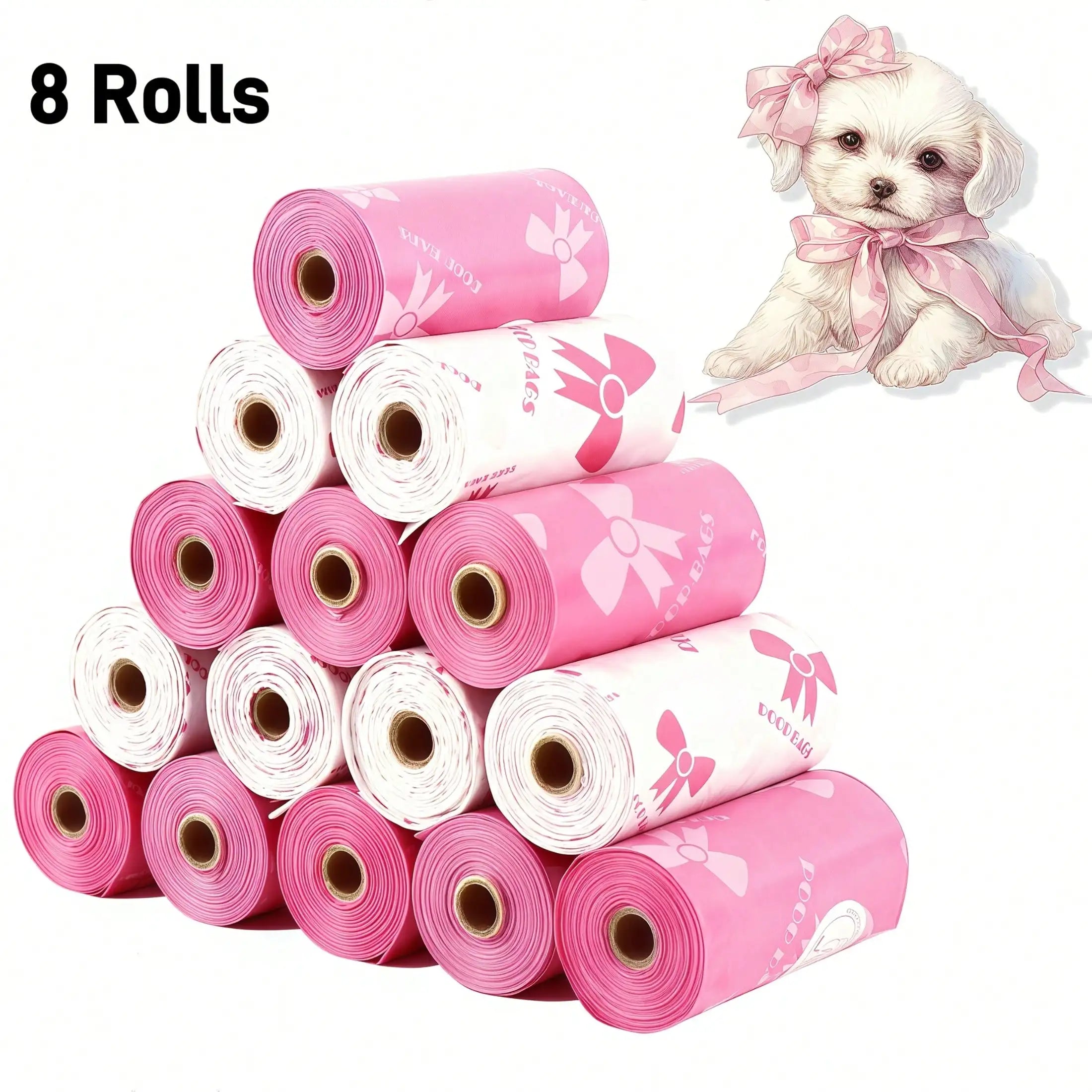 3/6/10/12 Rolls 180 Count Super Thick Dog Poop Bags,Leak-Proof Polyethylene Suitable for Cats & Dogs, Pet Cleaning Supplies