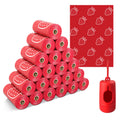Eco-Friendly Photodegradable Dog Waste Bags with Refreshing Strawberry Scent - Leak Proof & Perfect for Outdoor Use