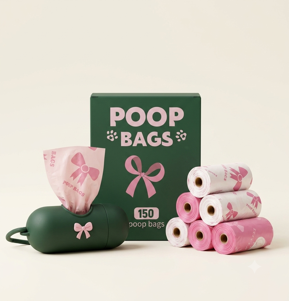 3/6/10/12 Rolls 180 Count Super Thick Dog Poop Bags,Leak-Proof Polyethylene Suitable for Cats & Dogs, Pet Cleaning Supplies